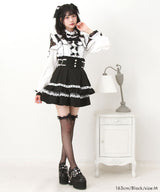 【予約　02/16発送】ハートバックルビジューフレアスカート【SD】