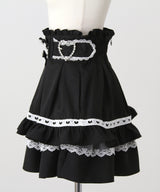 【予約　02/16発送】ハートバックルビジューフレアスカート【SD】