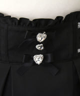 【予約　02/16発送】ハートバックルビジューフレアスカート【SD】