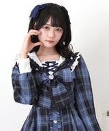 【予約　01/30発送】キラキラハートビジューリボンセーラーセットアップ