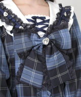 【予約　01/30発送】キラキラハートビジューリボンセーラーセットアップ