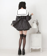 【予約　01/30発送】キラキラハートビジューリボンセーラーセットアップ