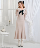 マルチWAY配色ニットワンピース【大きいサイズ有り】