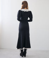 マルチWAY配色ニットワンピース【大きいサイズ有り】