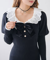 マルチWAY配色ニットワンピース【大きいサイズ有り】