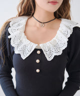 マルチWAY配色ニットワンピース【大きいサイズ有り】