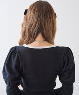 マルチWAY配色ニットワンピース【大きいサイズ有り】