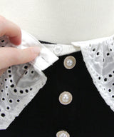 マルチWAY配色ニットワンピース【大きいサイズ有り】