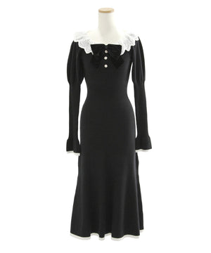 マルチWAY配色ニットワンピース