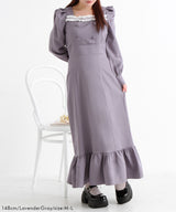 フリルリボンマーメイドワンピース【大きいサイズ有り】