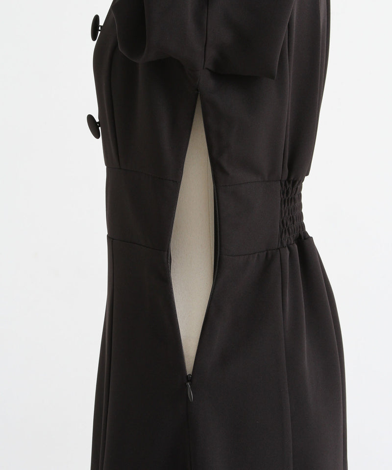 フリルリボンマーメイドワンピース【大きいサイズ有り】