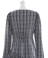 【予約　12/12発送】ビッグリボンアシメフリルティアートワンピース【大きいサイズ有り】