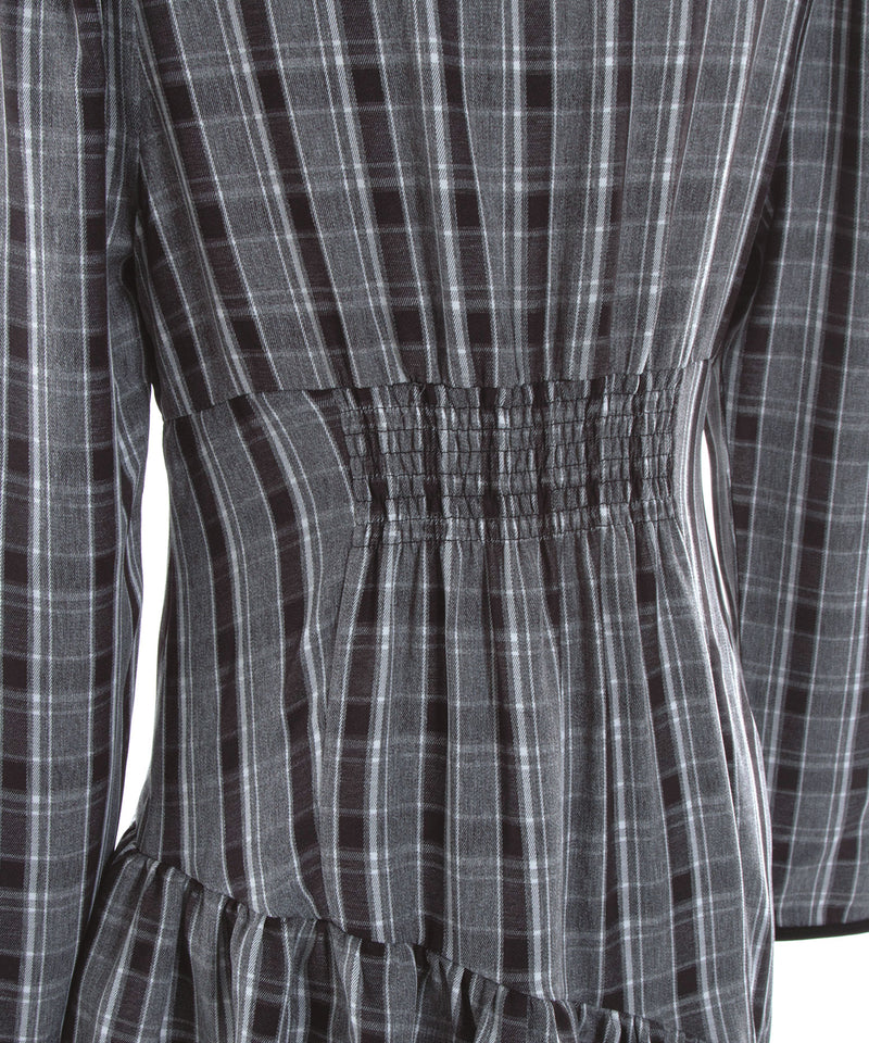 【予約　12/12発送】ビッグリボンアシメフリルティアートワンピース【大きいサイズ有り】