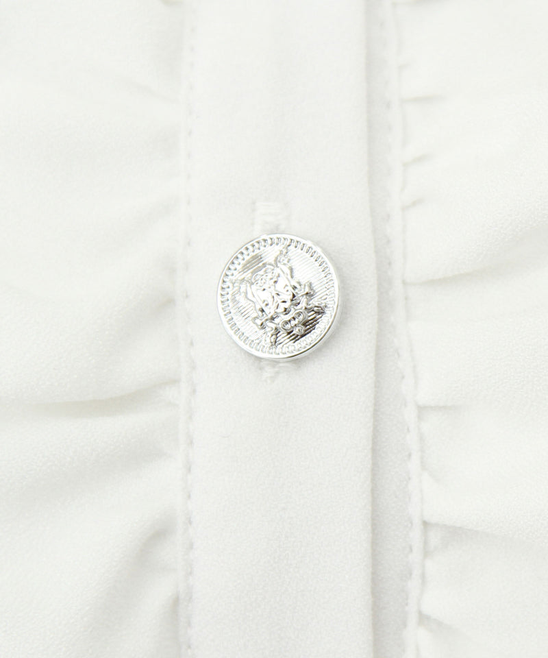 【予約　11/27発送】ジャケット風チェーンネクタイベルトプリーツワンピース