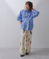 フルーツ柄イージーパンツ