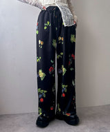 フルーツ柄イージーパンツ