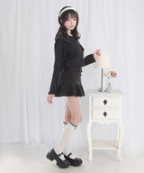 丸襟ドットセットアップ【大きいサイズ有り】