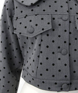 丸襟ドットセットアップ【大きいサイズ有り】