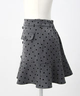 丸襟ドットセットアップ【大きいサイズ有り】