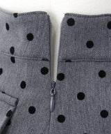 丸襟ドットセットアップ【大きいサイズ有り】