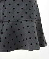 丸襟ドットセットアップ【大きいサイズ有り】