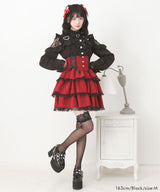 【予約　02/16発送】キラキラハートチョーカーベルトレースブラウス