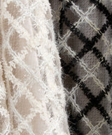 【予約　12/24発送】【4L-6L】ラメツイードチェックマーメイドスカート