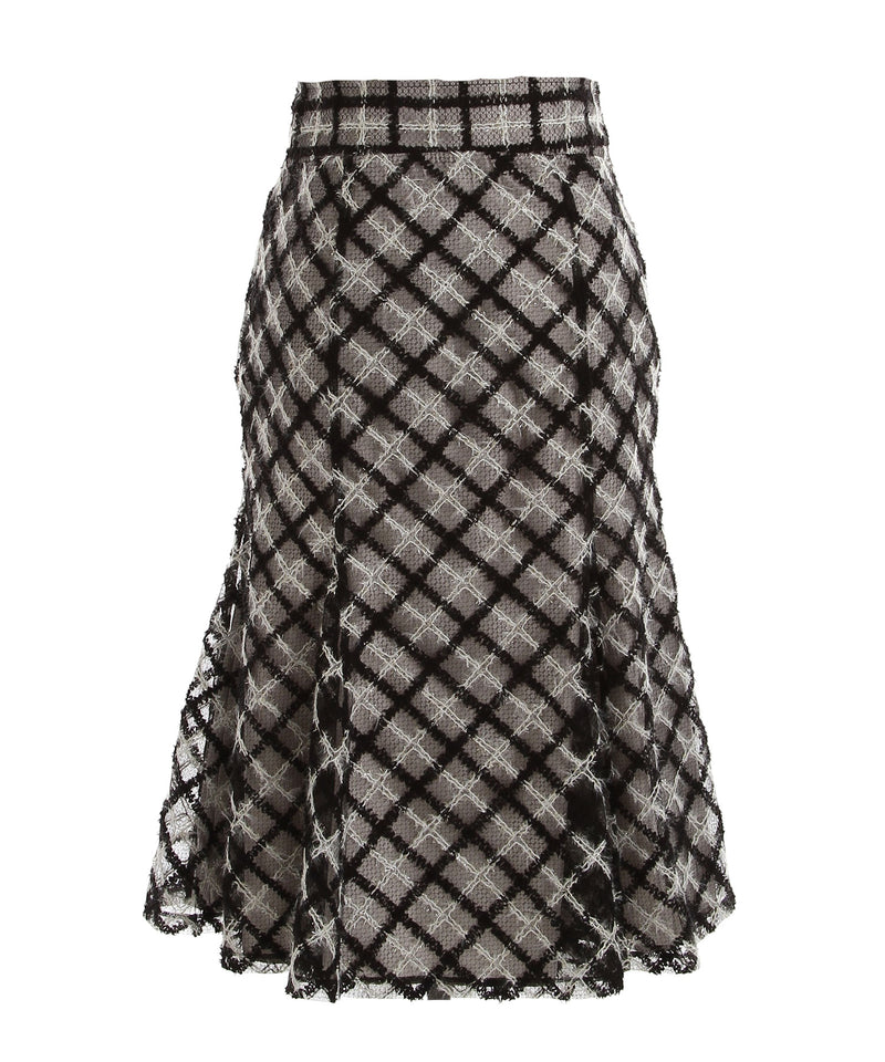 4L-6L】ラメツイードチェックマーメイドスカート – レディース