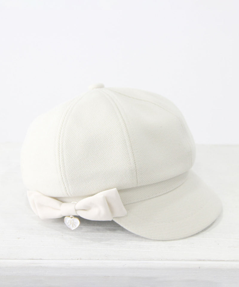 新作❗️アンドラブリボンキャスケット￼ 予約 12/19発送】オリジナルハートチャーム付きリボンキャスケット