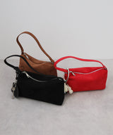 【予約　12/18発送】スウェードハンドバッグ