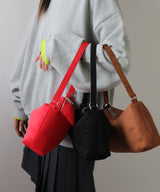 【予約　12/18発送】スウェードハンドバッグ