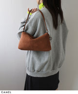 【予約　12/18発送】スウェードハンドバッグ