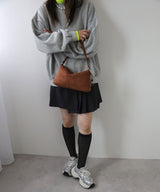 【予約　12/18発送】スウェードハンドバッグ