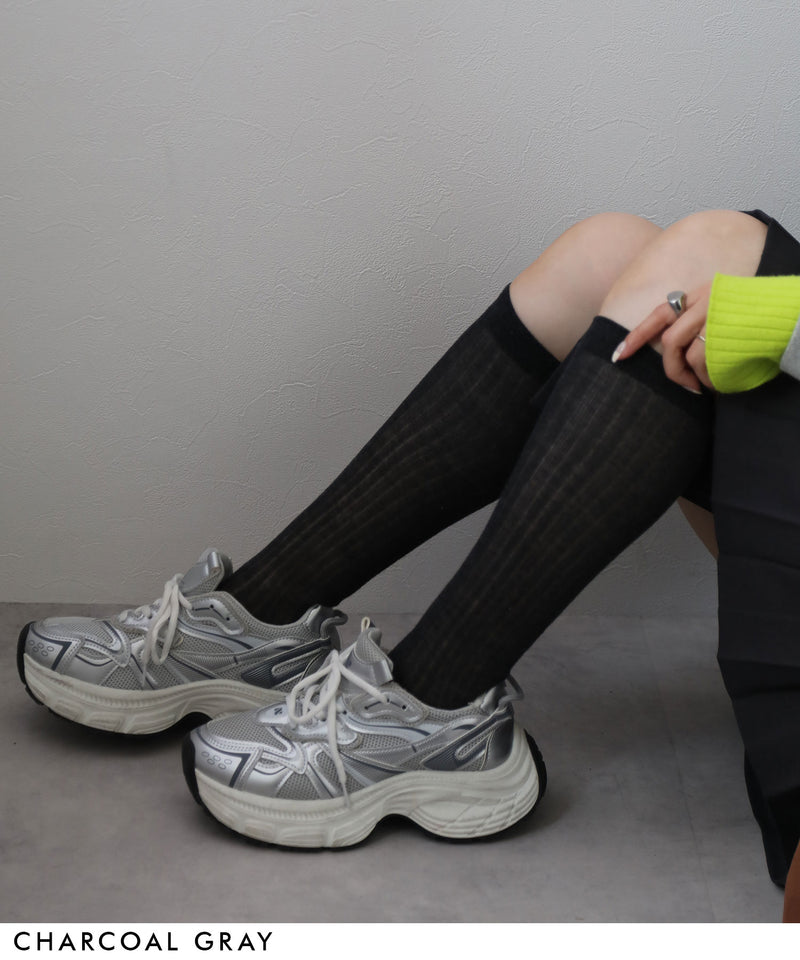 【予約　12/18発送】シアーロングソックス