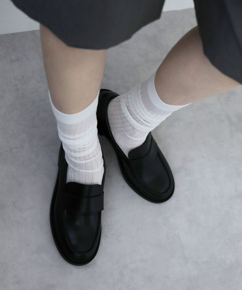 【予約　12/18発送】シアーロングソックス