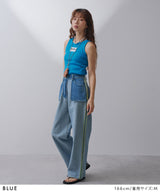 【予約　4/9発送】2wayアメスリカラータンクトップ【SD】