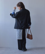 【予約　01/26発送】ダブルボタンオーバーサイズジャケット【セットアップ対応】