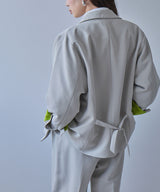 【予約　01/26発送】ダブルボタンオーバーサイズジャケット【セットアップ対応】