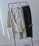 【予約　01/26発送】ダブルボタンオーバーサイズジャケット【セットアップ対応】