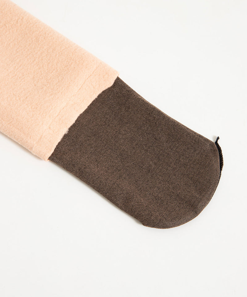 【予約　12/25発送】裏起毛フェイクタイツ