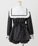 【予約　01/30発送】キラキラハートビジューリボンセーラーセットアップ