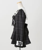 【予約　01/30発送】キラキラハートビジューリボンセーラーセットアップ