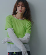 【メール便】前後2wayシアーTシャツ