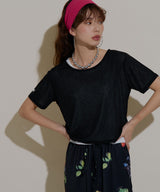 【メール便】前後2wayシアーTシャツ