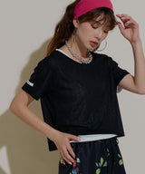 【メール便】前後2wayシアーTシャツ