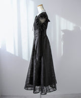 デコルテオープンシアーチェックスカートドッキングワンピース【大きいサイズあり】