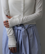 バンブークルーネックカーディガン