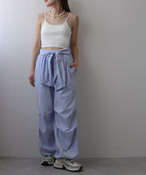 バンブーカップ付きクロップド丈キャミソール