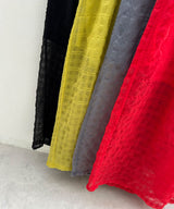 【予約　4/10発送】チェック柄シアー接触冷感イージーパンツ【SD】