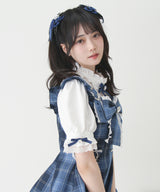 ハートバックルベルトリボンキラキラセットアップ